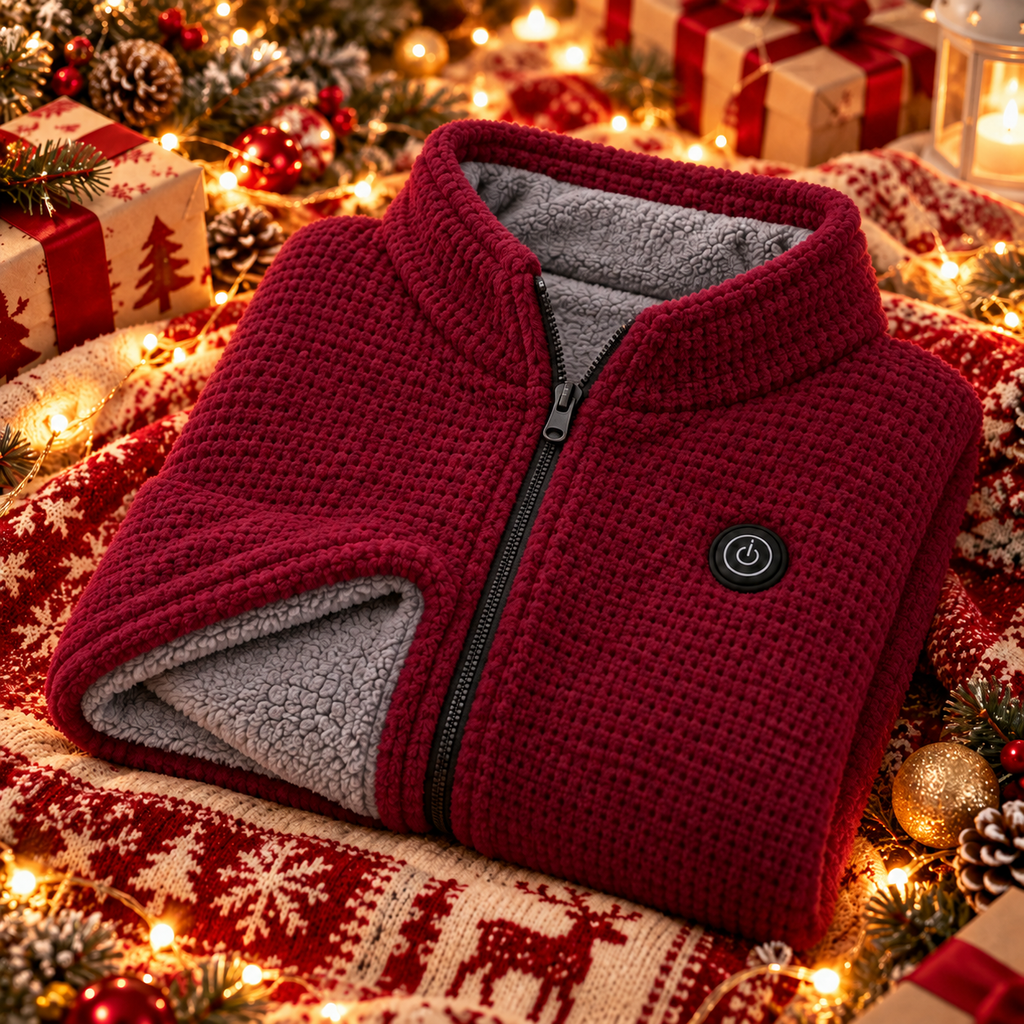 Cozy Christmas Portable Heated Blanket